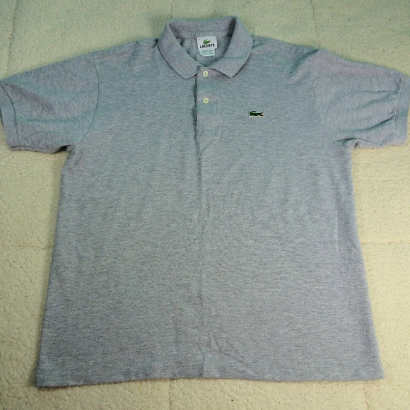 Lacoste Devanlay Gray Polo Shirt Size 5 or Large - Picture 1 of 7
